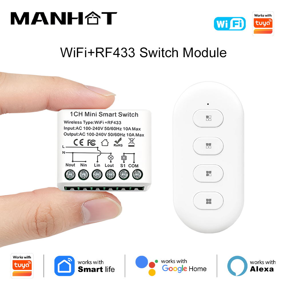 433Mhz Receiver Module - WiFi RF Kablosuz Akıllı Işık Anahtarı