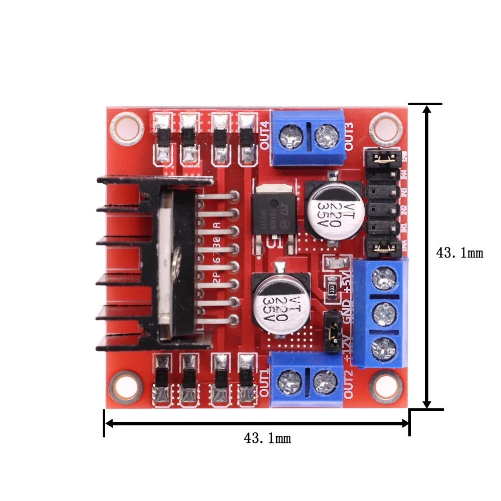Diy Automation Projects - L298N Motor Sürücü Modülü Çift H