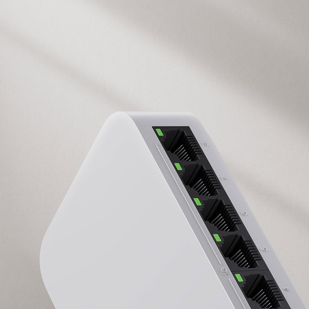 Xiaomi Mi 8 port RJ45 Gigabit  - Xiaomi Hub Mijia Hub incelemesi ve fiyatı