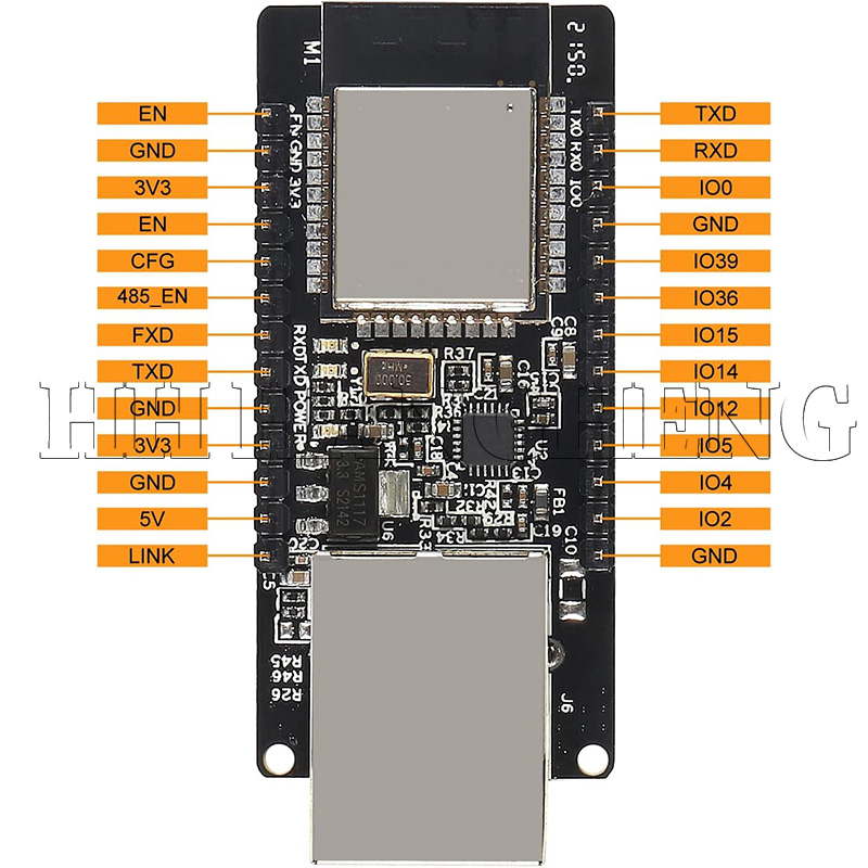 10-1 adet WT32-ETH01 gömülü se - Ethernet Module W5500 incelemesi ve fiyatı