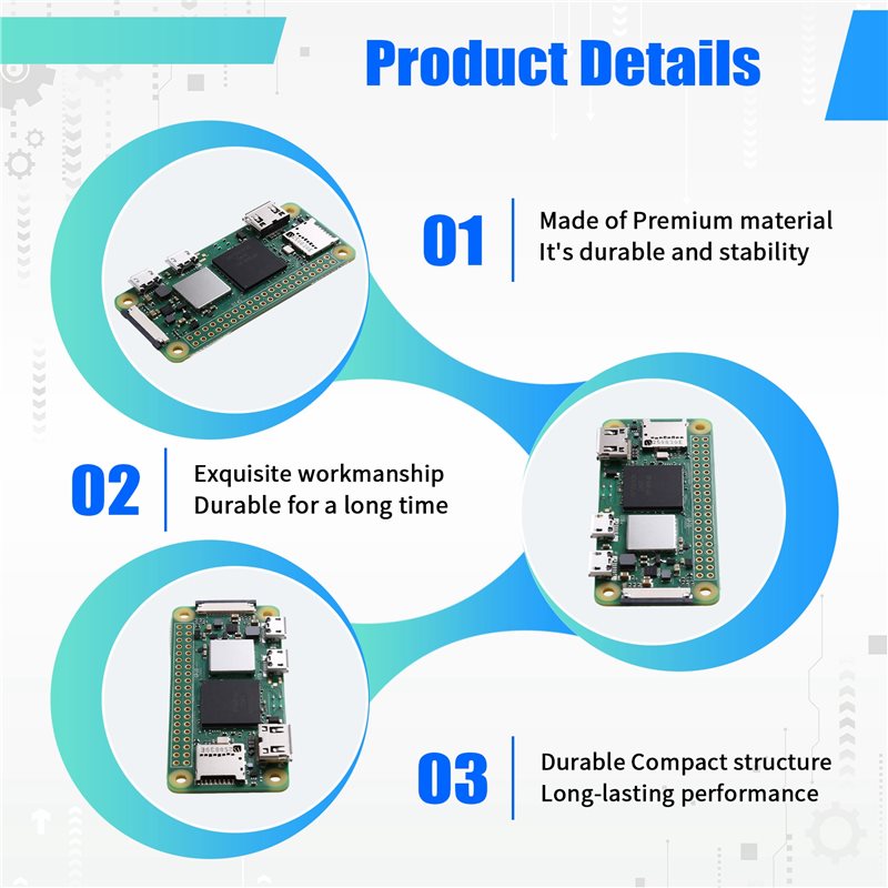 ABUO-Zero 2W Geliştirme Kartı  - Pi Zero W Board incelemesi ve fiyatı