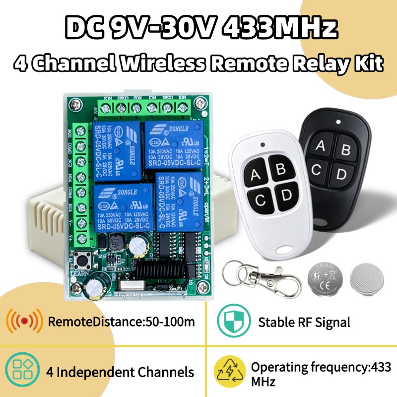 433MHz Evrensel Kablosuz Uzakt - 433Mhz Receiver Module incelemesi ve fiyatı