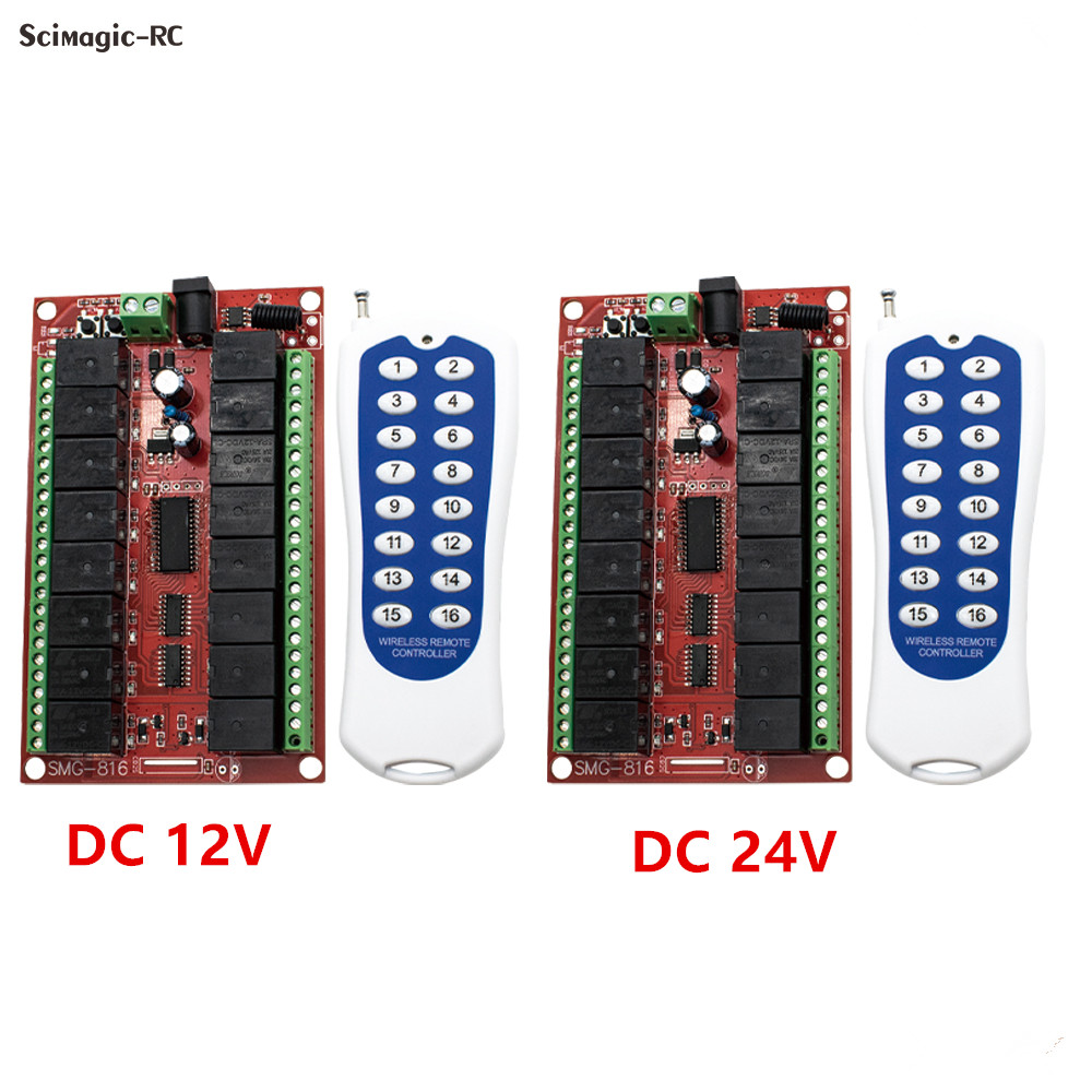 16CH 433MHz RF kablosuz uzakta - 433Mhz Receiver Module incelemesi ve fiyatı