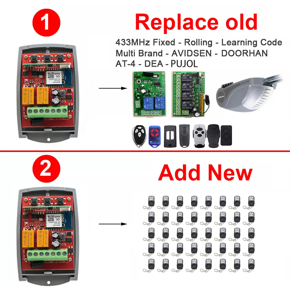 Tuya otomatik kapı kontrol aça - 433Mhz Receiver Module incelemesi ve fiyatı