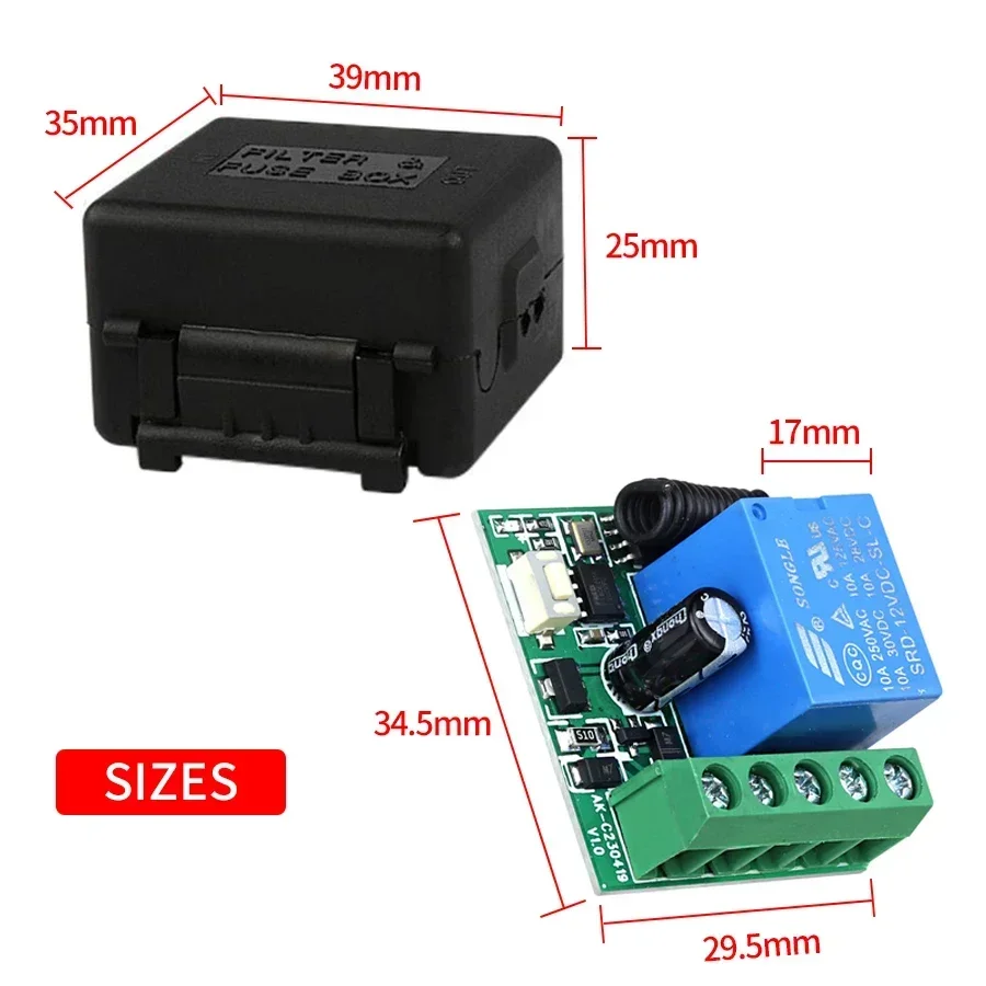 DC 12V Uzaktan Kumanda Akıllı  - 433Mhz Receiver Module incelemesi ve fiyatı
