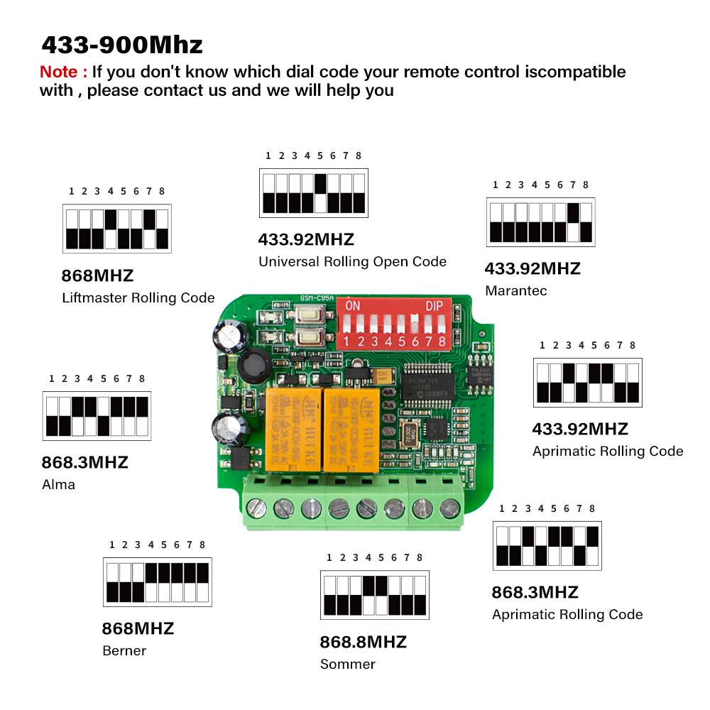 1-10 adet evrensel garaj alıcı - 433Mhz Receiver Module incelemesi ve fiyatı