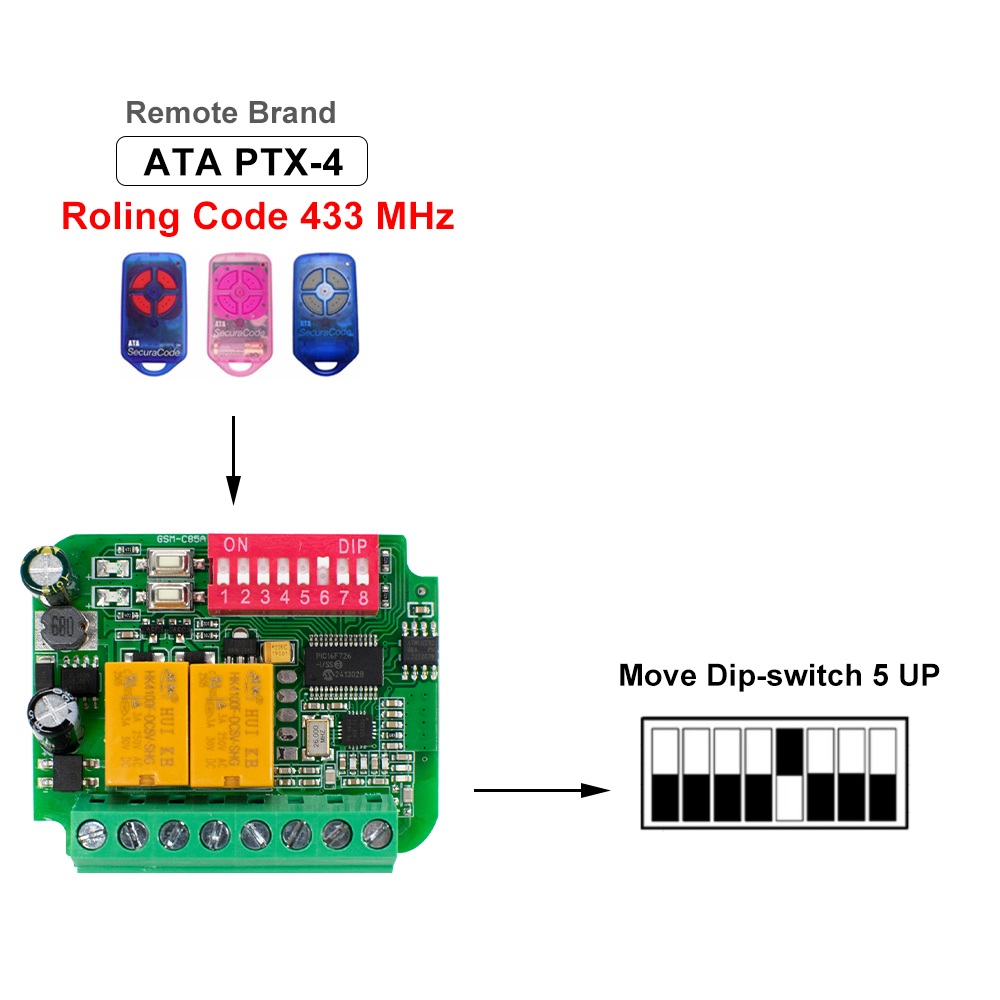 1-10 adet evrensel garaj alıcı - 433Mhz Receiver Module incelemesi ve fiyatı