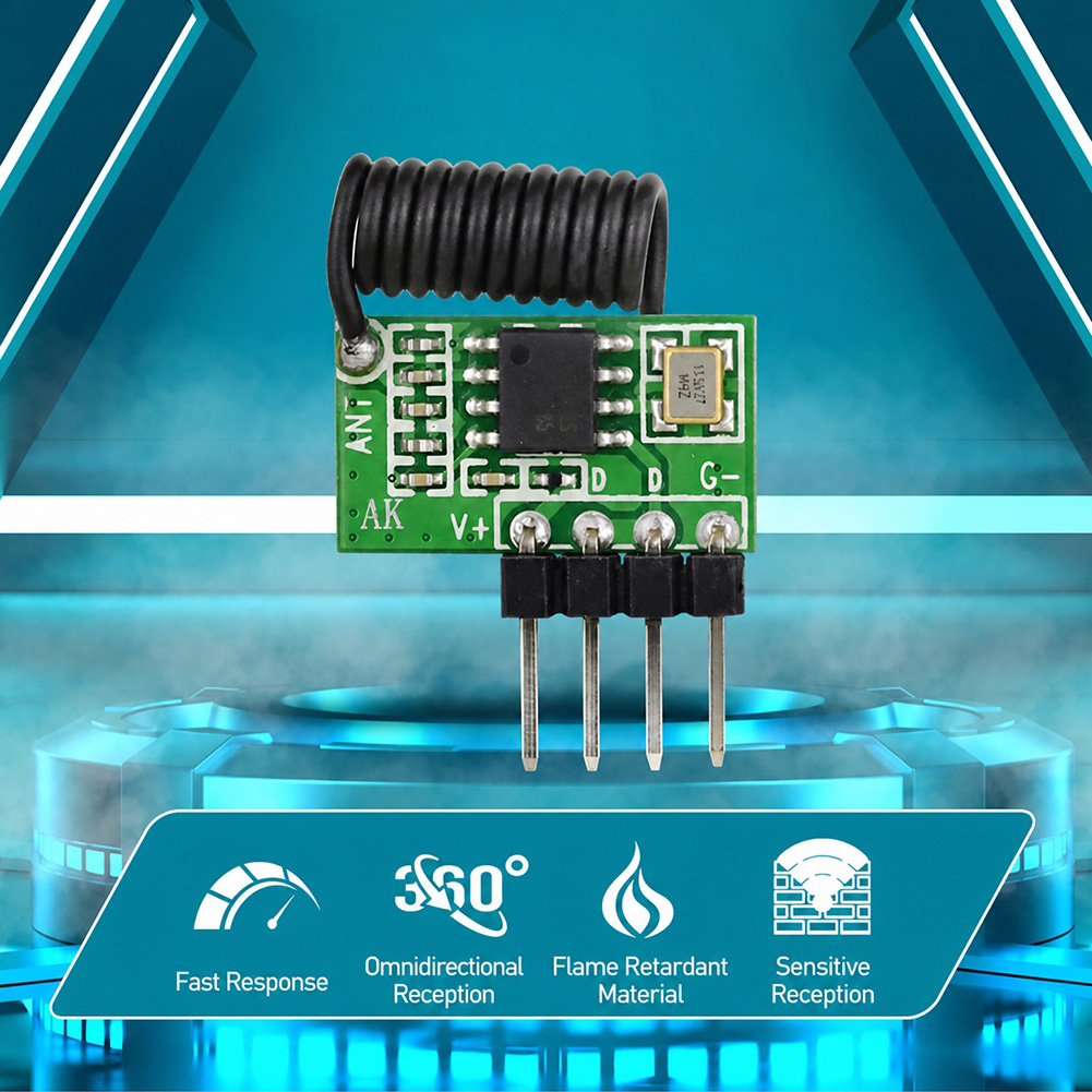 315MHz/433MHz Süperheterodin R - 433Mhz Receiver Module incelemesi ve fiyatı