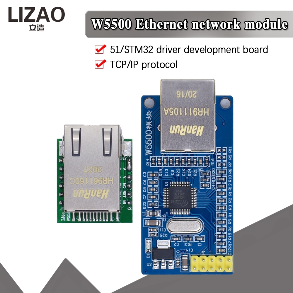 LIZAO W5500 Ethernet Ağ Modülü - Ethernet Module W5500 incelemesi ve fiyatı